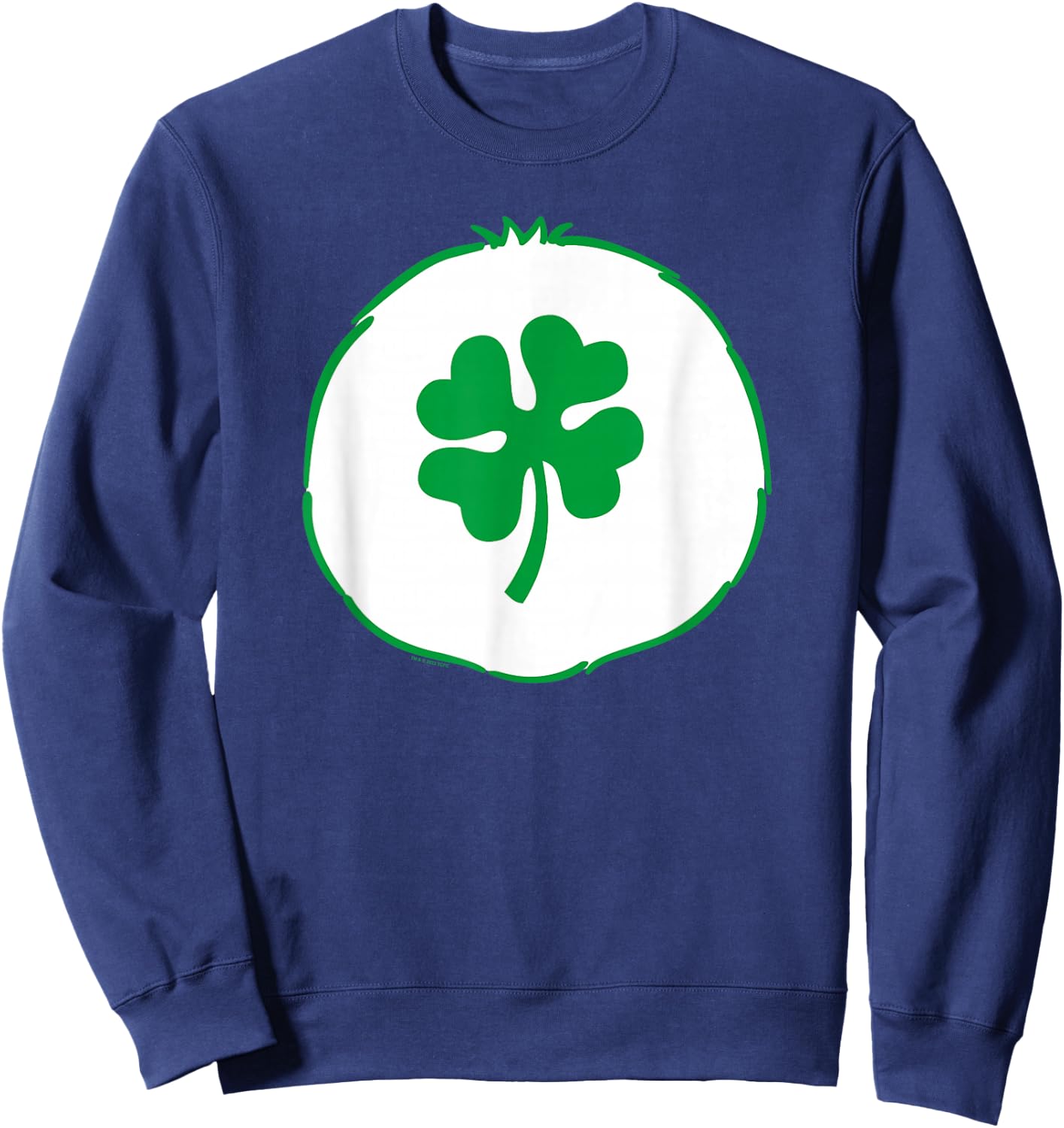 Care Bears Halloween Good Luck Bear Shamrock Belly Costume Sweatshirt - Sweatshirt | Navy