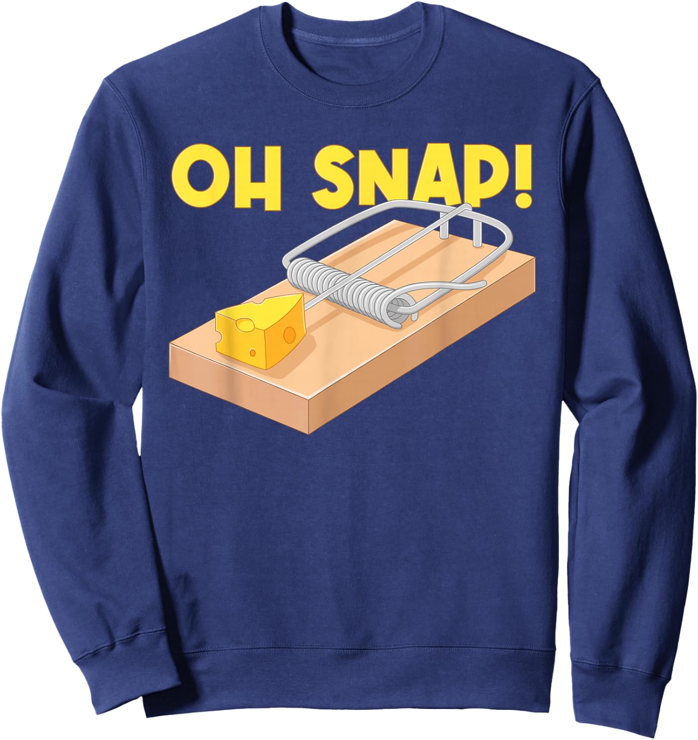 Oh Snap! Mouse Trap Cheese Sweatshirt - Sweatshirt | Navy