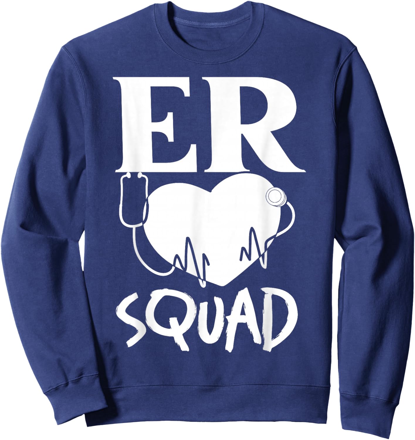 Emergency Room Technician ER Nurse Hospital Department Sweatshirt - Sweatshirt | Navy