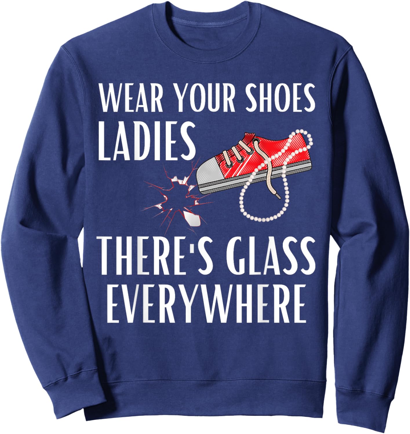 Kamala Harris Inauguration Day 2021 Glass Ceiling Sweatshirt - Sweatshirt | Navy