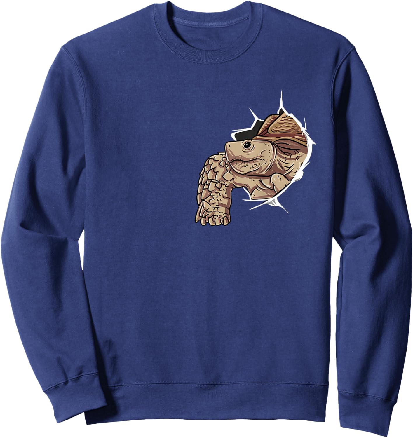 Sulcata Turtle Gift - I Love My African Sweatshirt - Sweatshirt | Navy