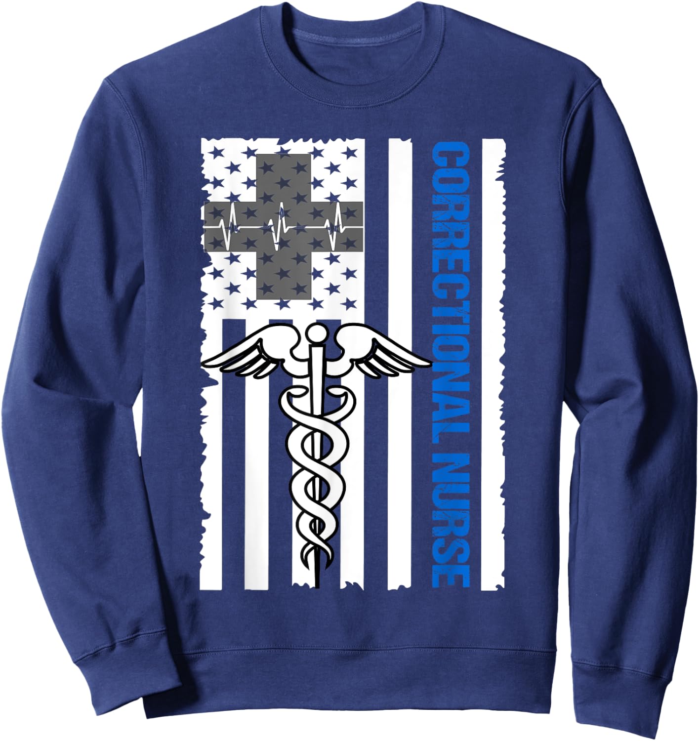 Correctional Nurse Shirt Sweatshirt - Sweatshirt | Navy