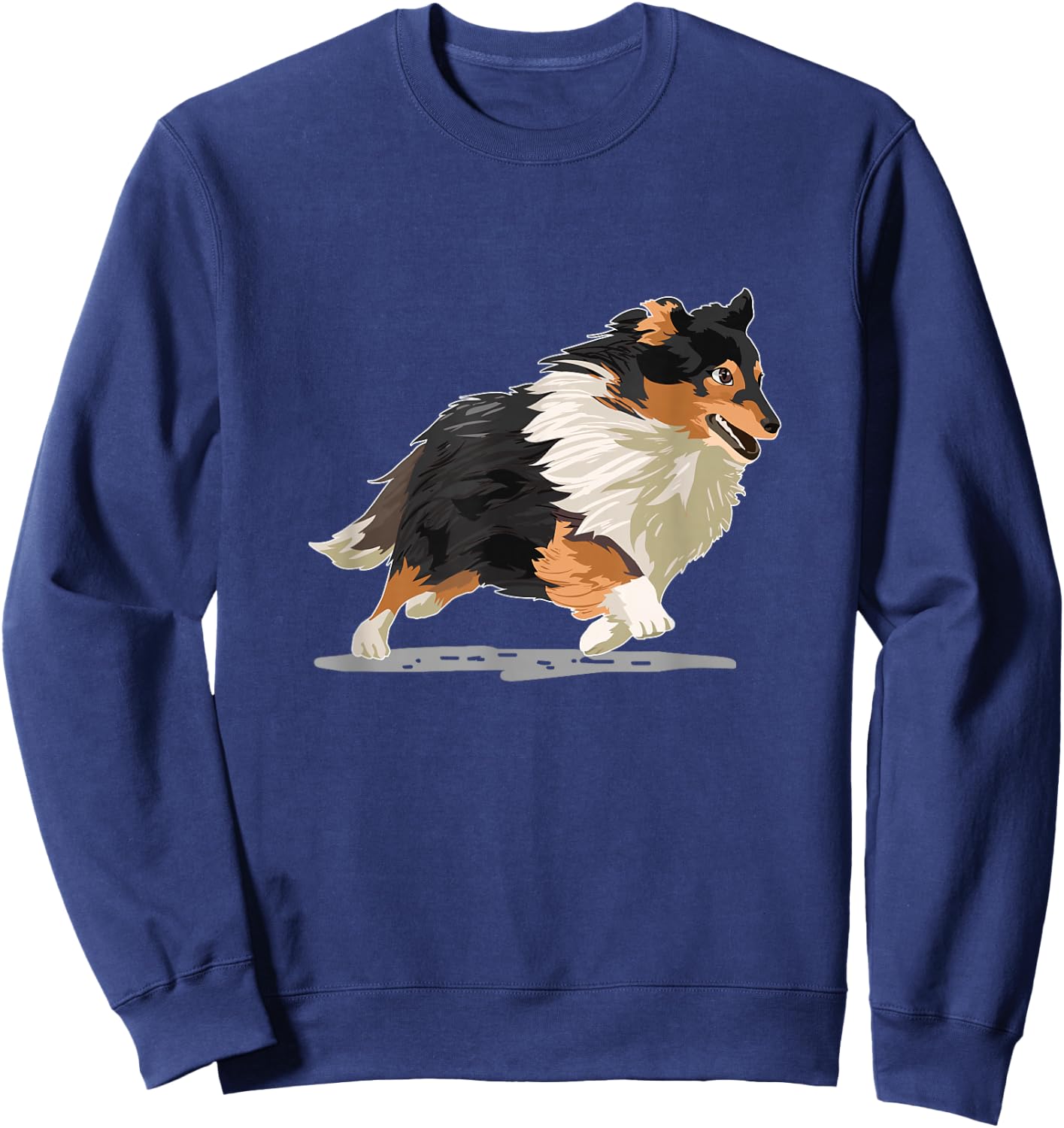 Cute Sheltie Shetland Sheepdog Agility Dog Sport Women Girls Kids Sweatshirt - Sweatshirt | Navy