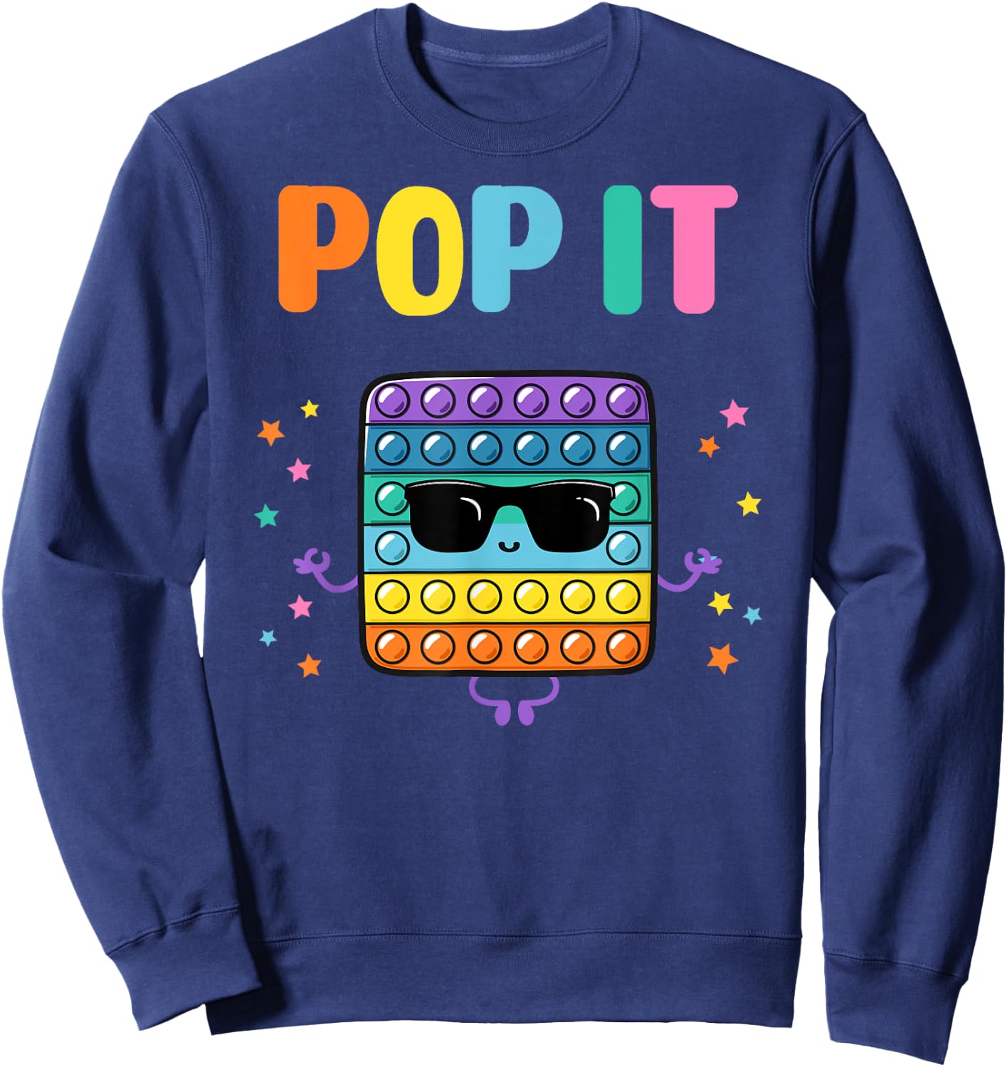 Pop It for toddler kids child - Pop It fidget toy boy girl Sweatshirt - Sweatshirt | Navy