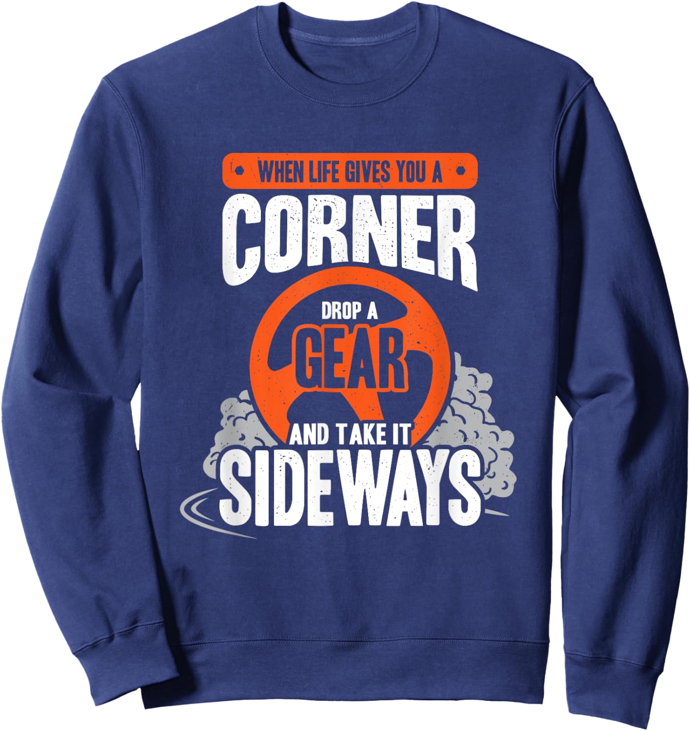 Drifting Competition Design for a Drift Race Car Driver Sweatshirt - Sweatshirt | Navy