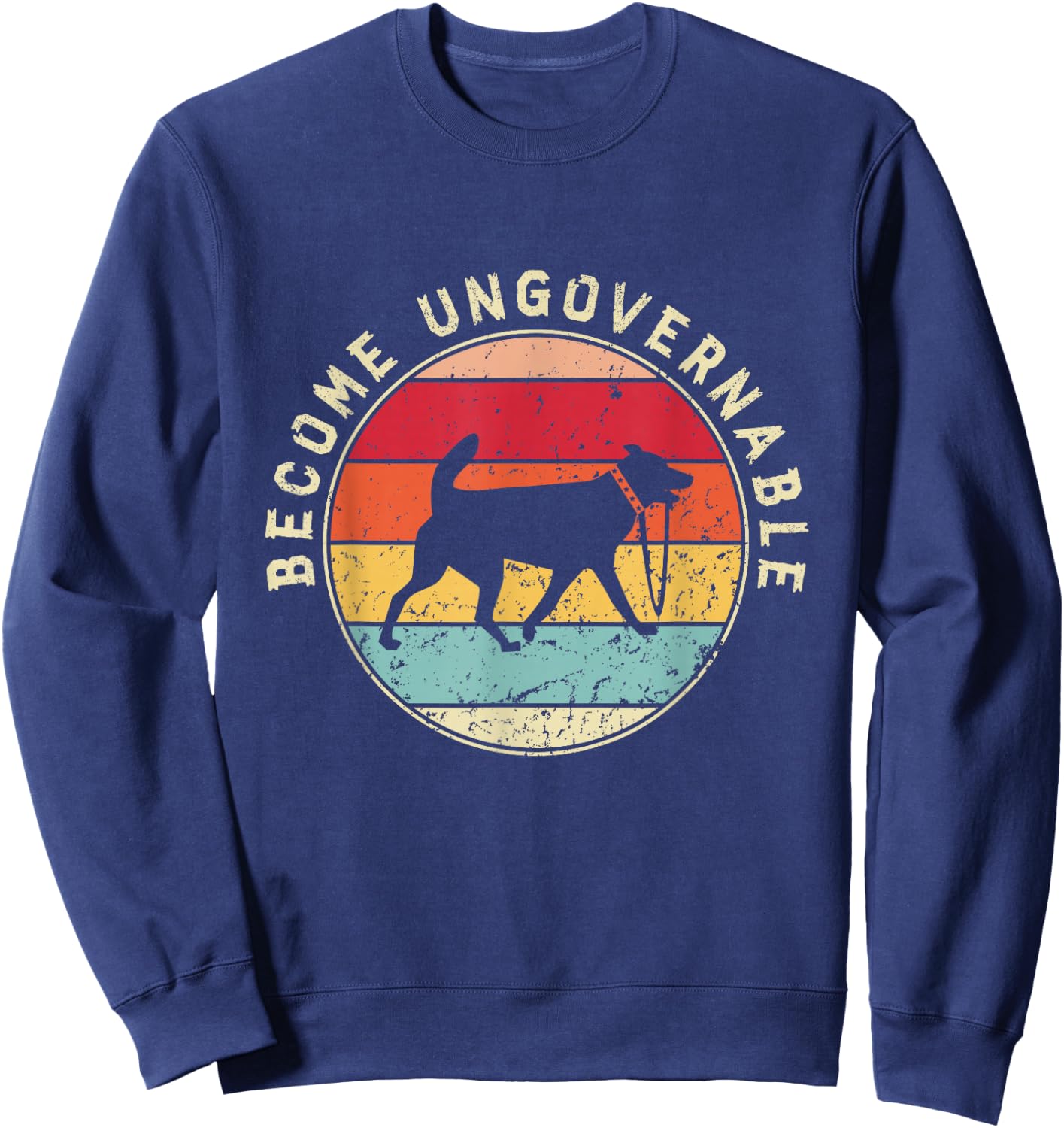 Become Ungovernable Dog Sweatshirt - Sweatshirt | Navy