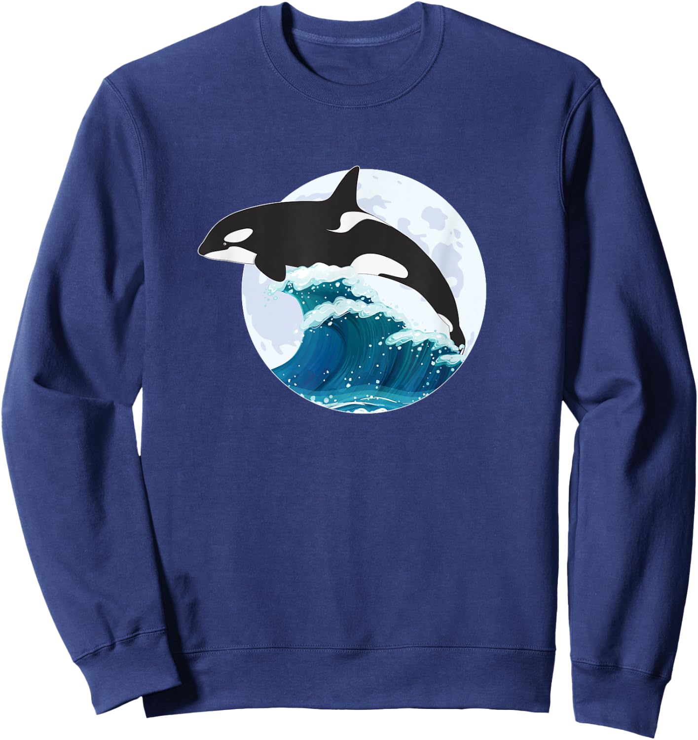 Orca Squad Whale Sea Animal Wildlife Boys & Girls Sweatshirt - Sweatshirt | Navy