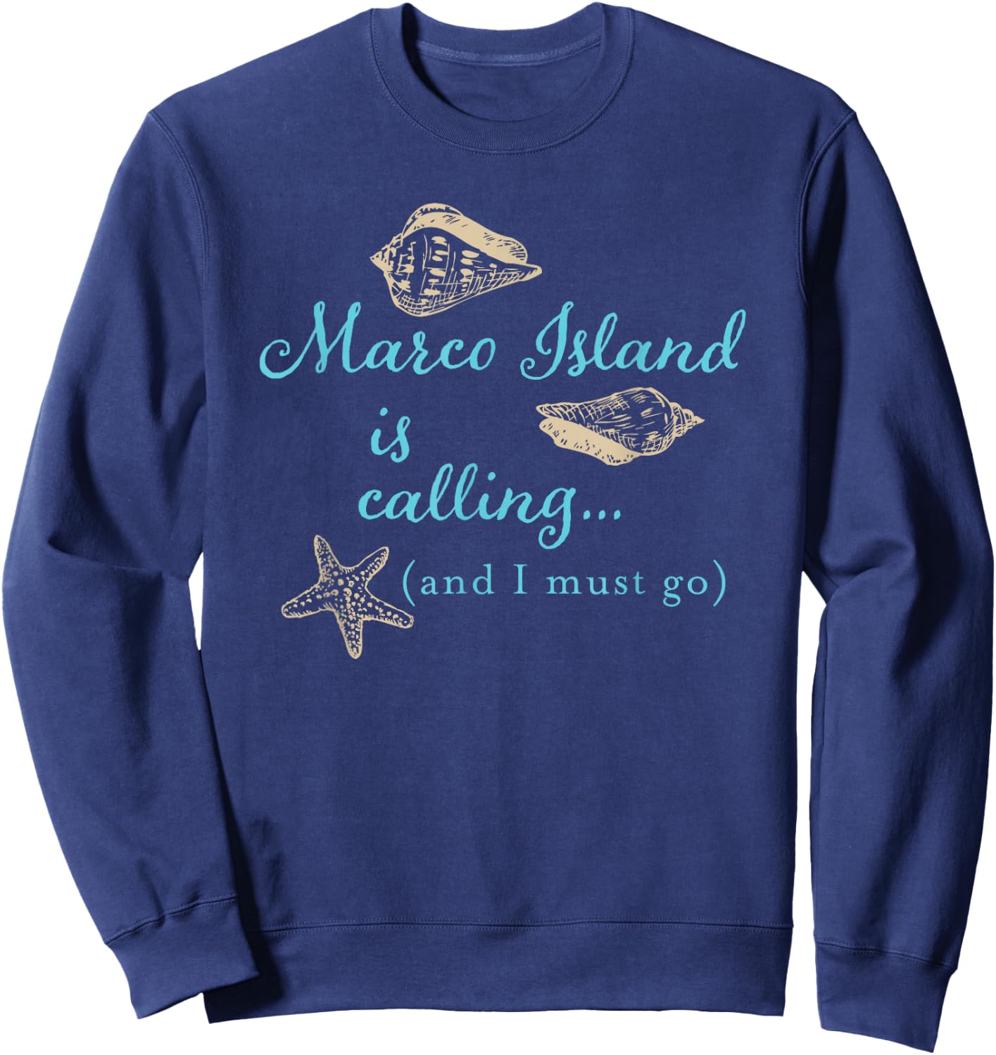 Marco Island Florida is calling Sweatshirt - Sweatshirt | Navy