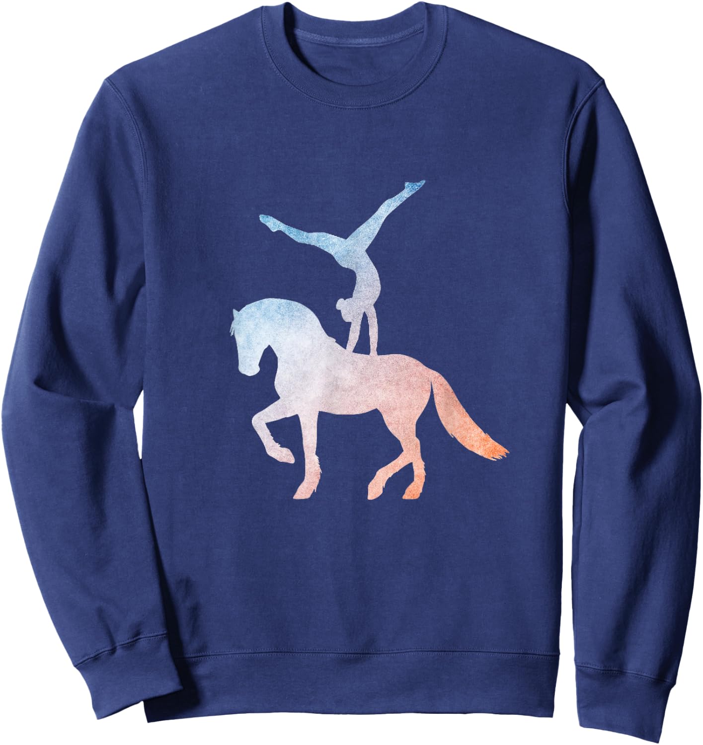 Vaulting Equestrian Sport - Horse Sweatshirt - Sweatshirt | Navy