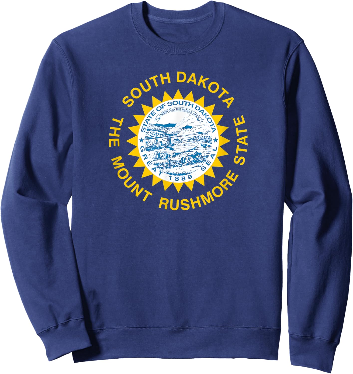 Flag of South Dakota Sweatshirt - Sweatshirt | Navy