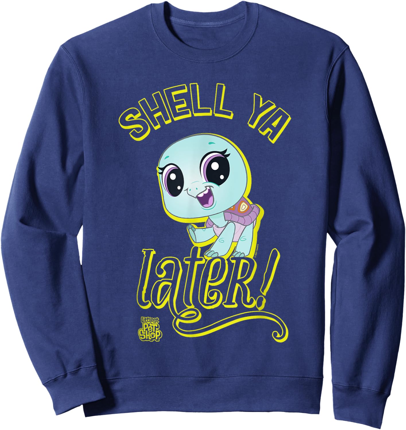 Littlest Pet Shop Shell Ya Later Turtle! Sweatshirt - Sweatshirt | Navy