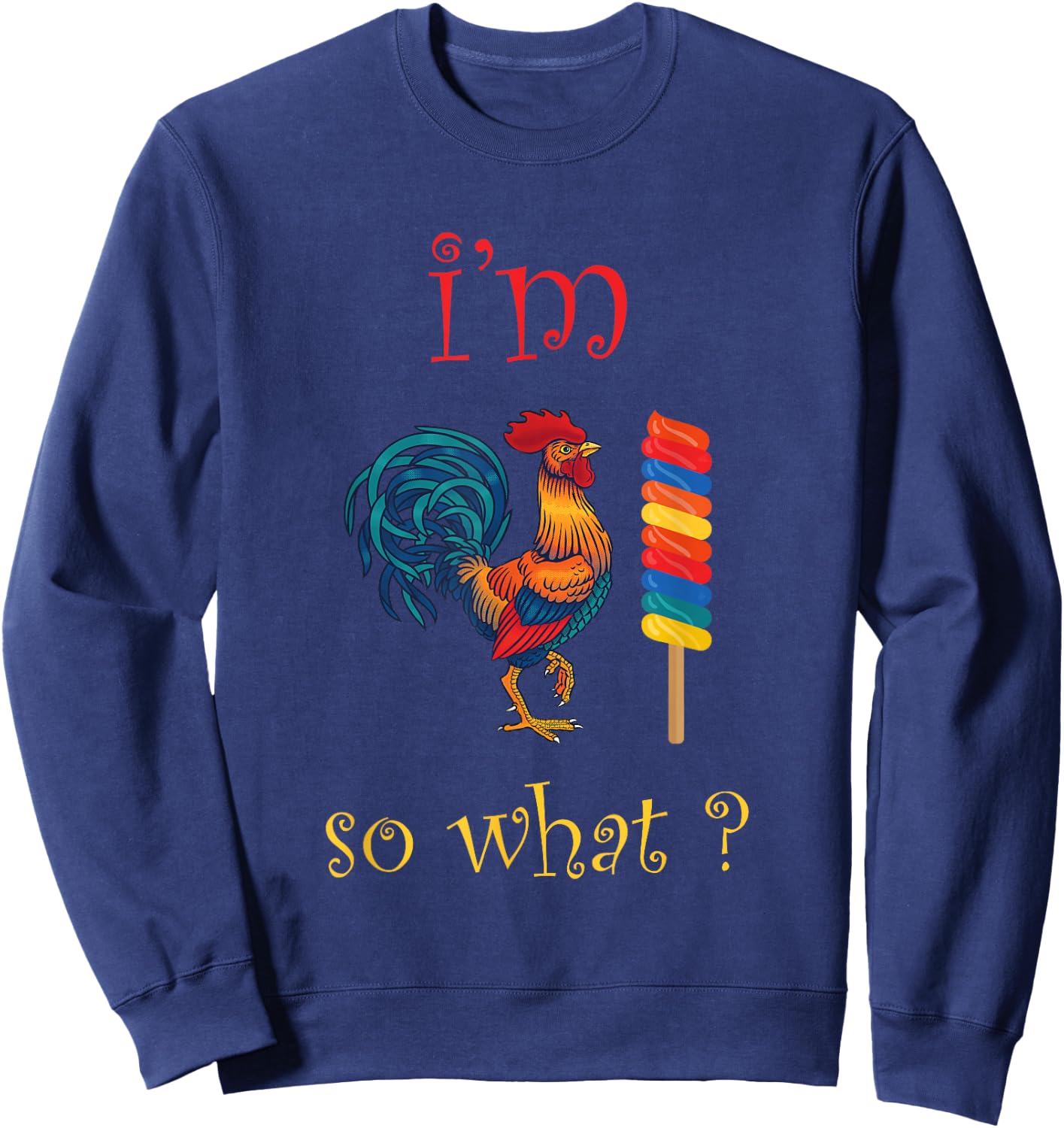 Dont be a Sucker Cock gift Sweatshirt - Sweatshirt | Navy