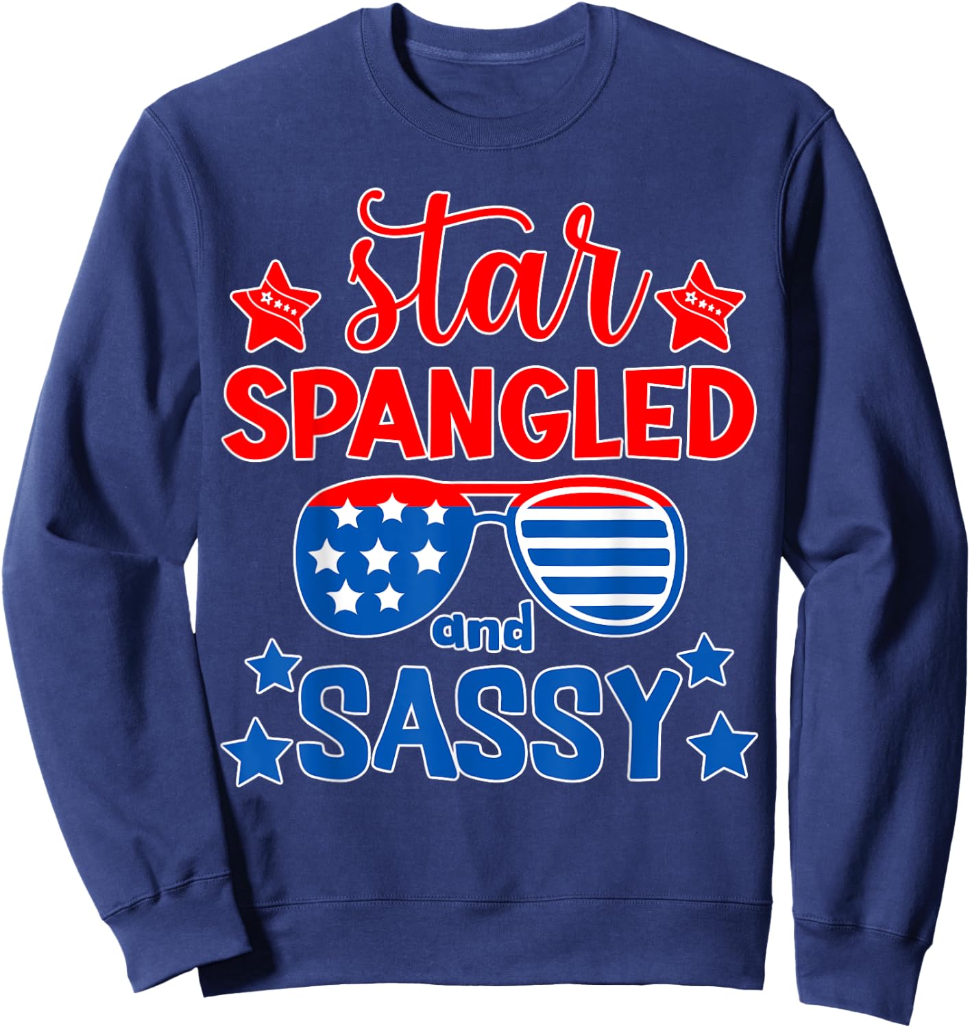 Star Spangled and Sassy Sweatshirt - Sweatshirt | Navy