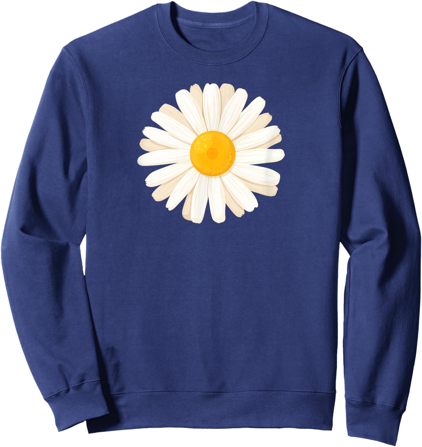 Marguerites Daisy Summer Daisies Flower Garden Gardeners Sweatshirt - Sweatshirt | Navy