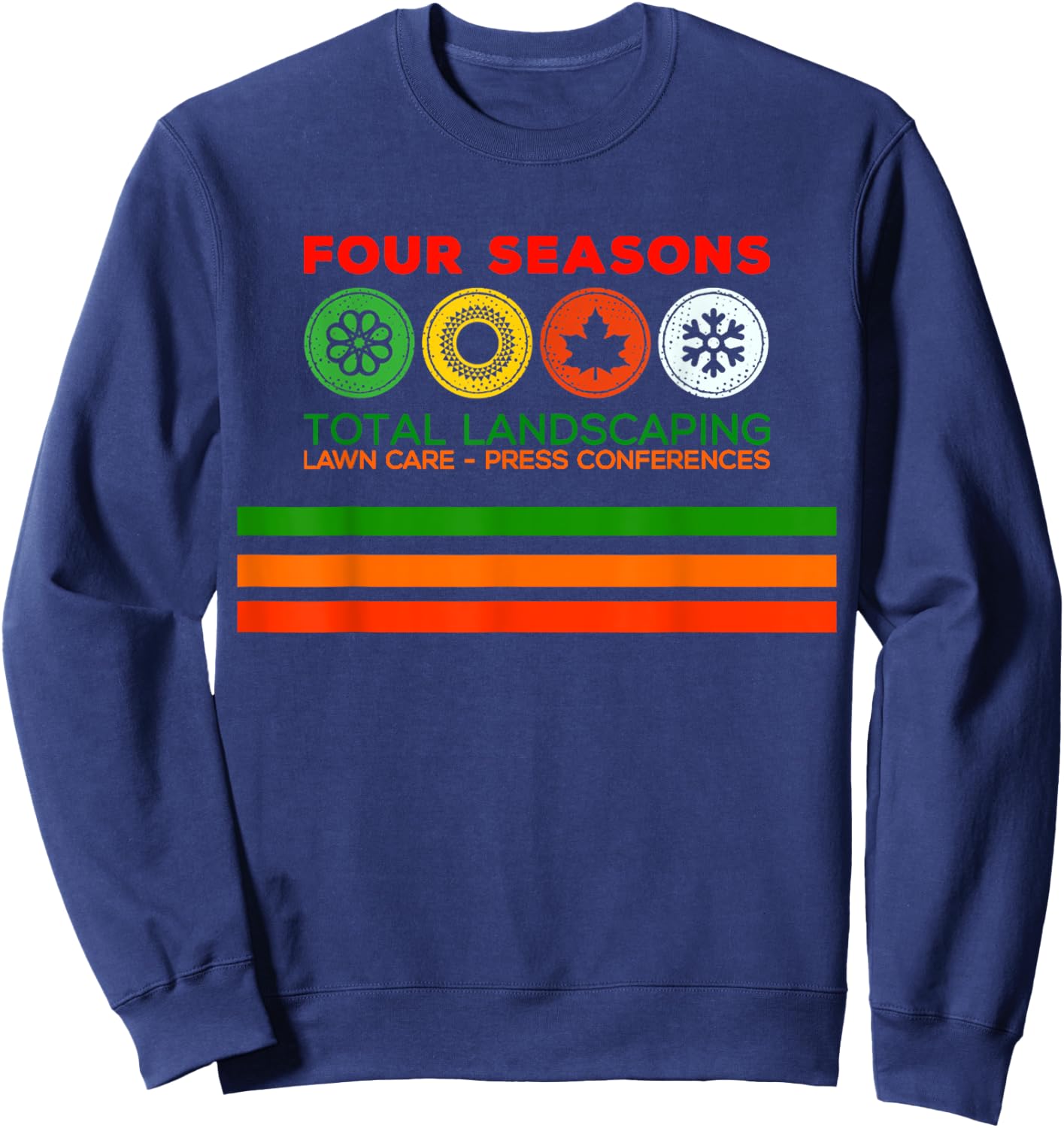 Four Season Total Landscaping - Graphic Sweatshirt - Sweatshirt | Navy
