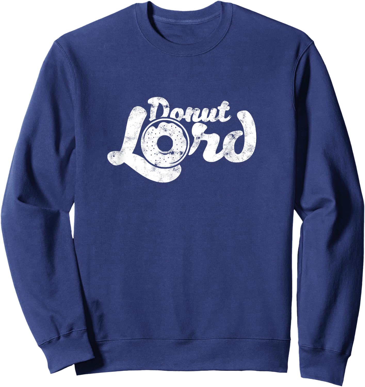 Donut Lord Pretzel Lady - Colorful Baker Donut Lovers Sweatshirt - Sweatshirt | Navy