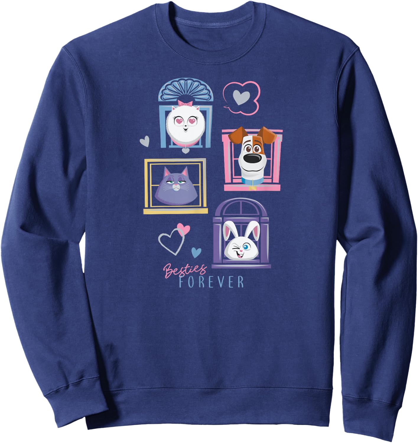 The Secret Life of Pets 2 Besties Forever Sweatshirt - Sweatshirt | Navy