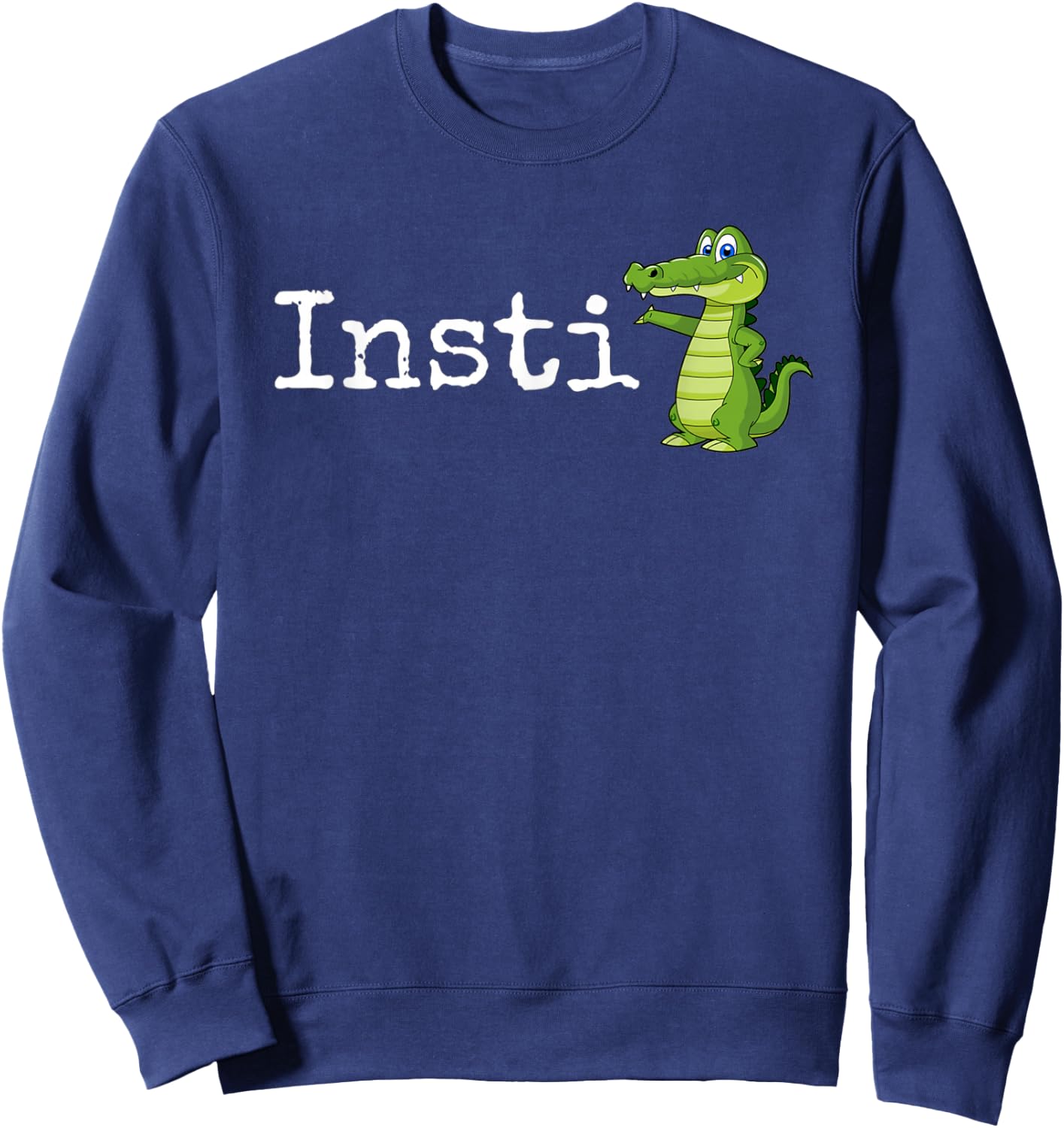 Funny Instigator Shirt Stir The Pot Sarcastic Pun Shirt Sweatshirt - Sweatshirt | Navy