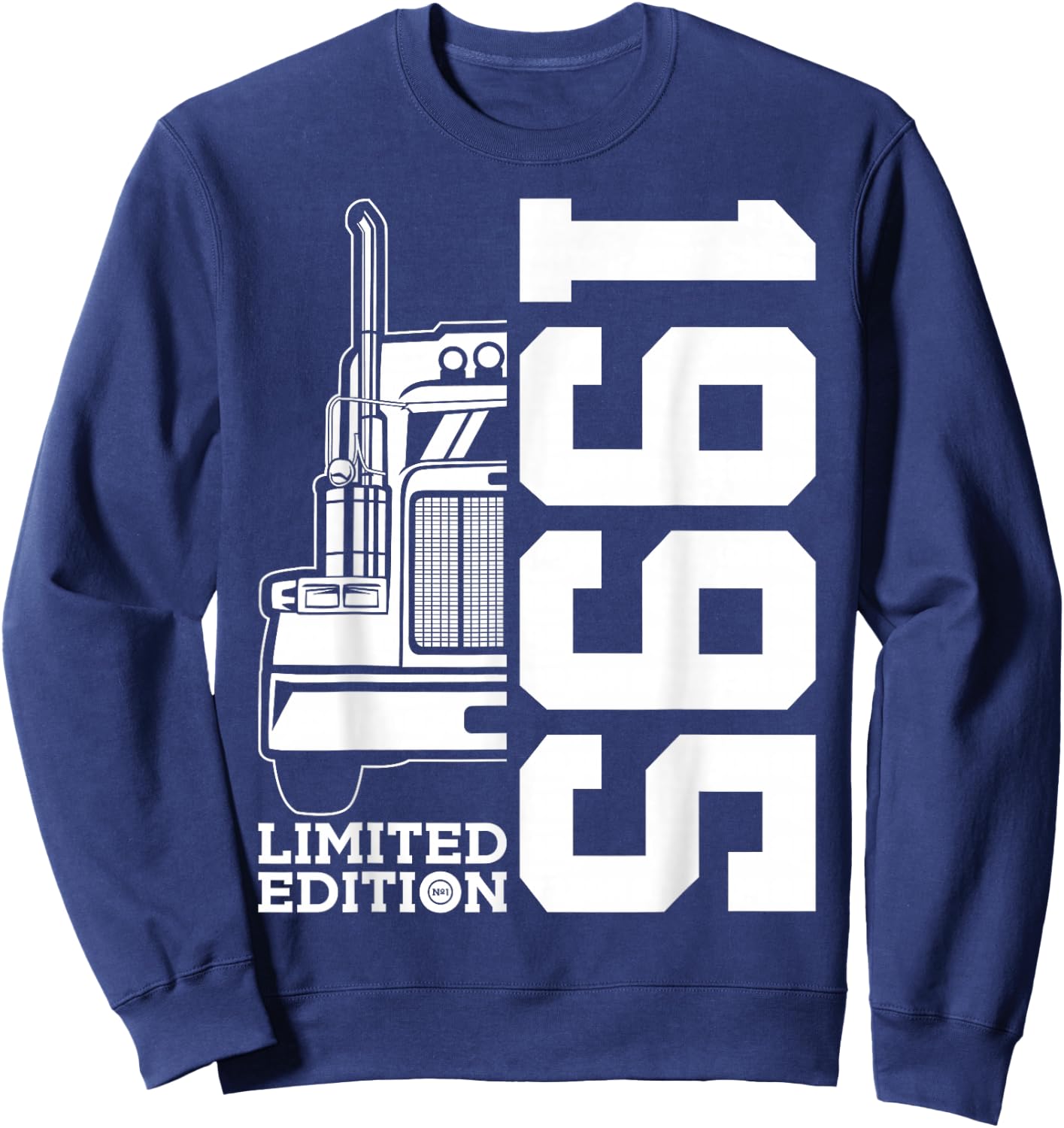 31 Years Trucker 1995 Trucker Driver 31st Birthday Sweatshirt - Sweatshirt | Navy