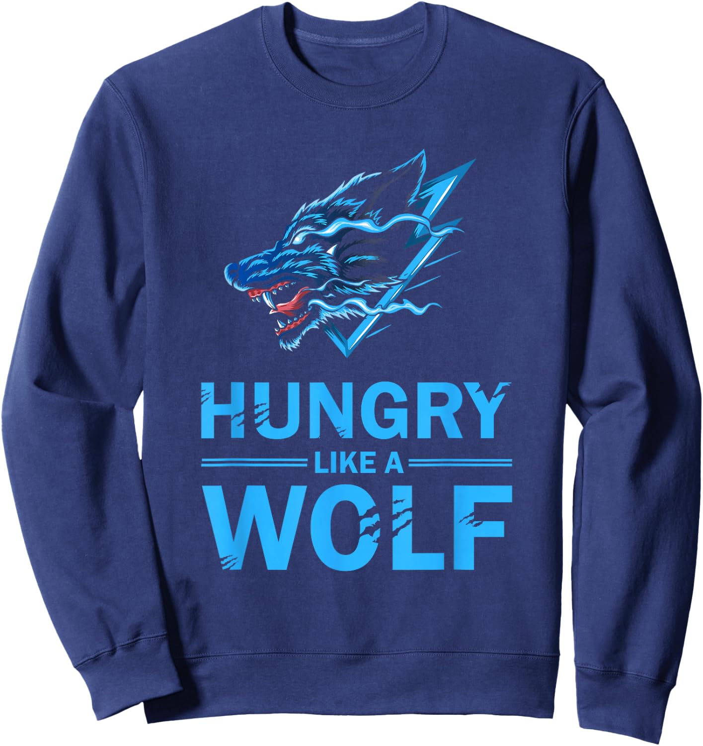Wolf Predator - Wilderness Wolves Wolf Sweatshirt - Sweatshirt | Navy