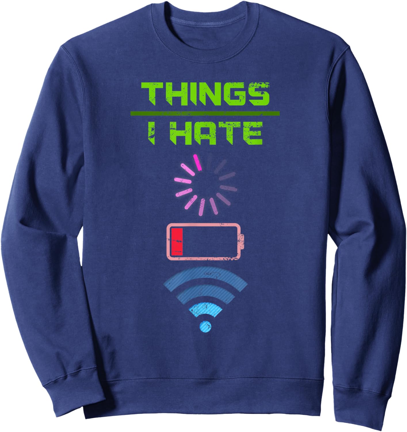 Things I Hate Programmer Sweatshirt - Sweatshirt | Navy