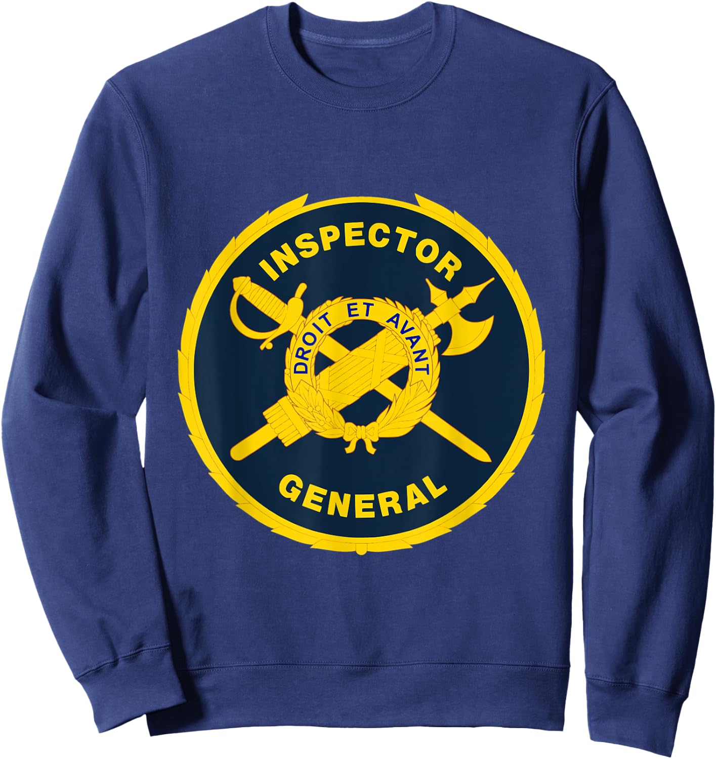 Inspector General Identification Badge (IGIB) US Army IG Sweatshirt - Sweatshirt | Navy