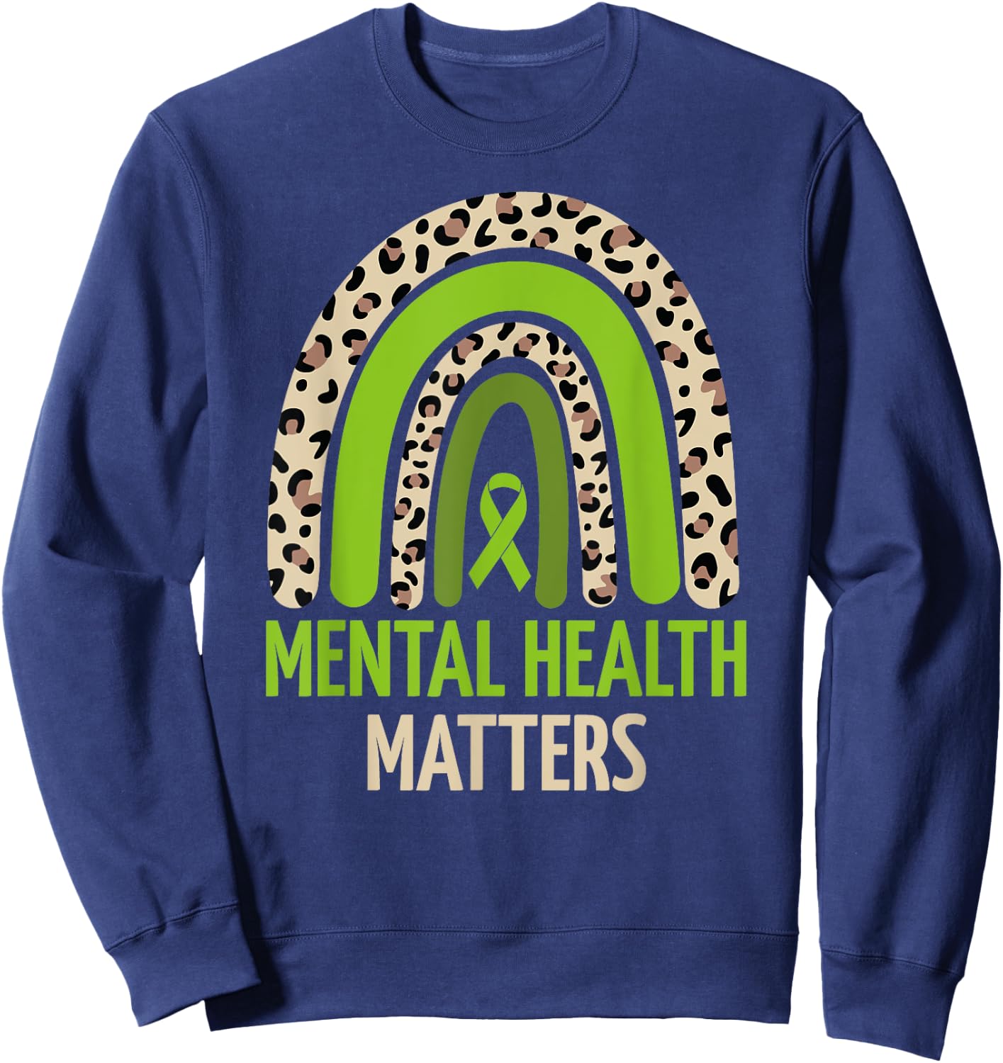 Mental Health Matters Men Women Kids Mental Health Awareness Sweatshirt - Sweatshirt | Navy