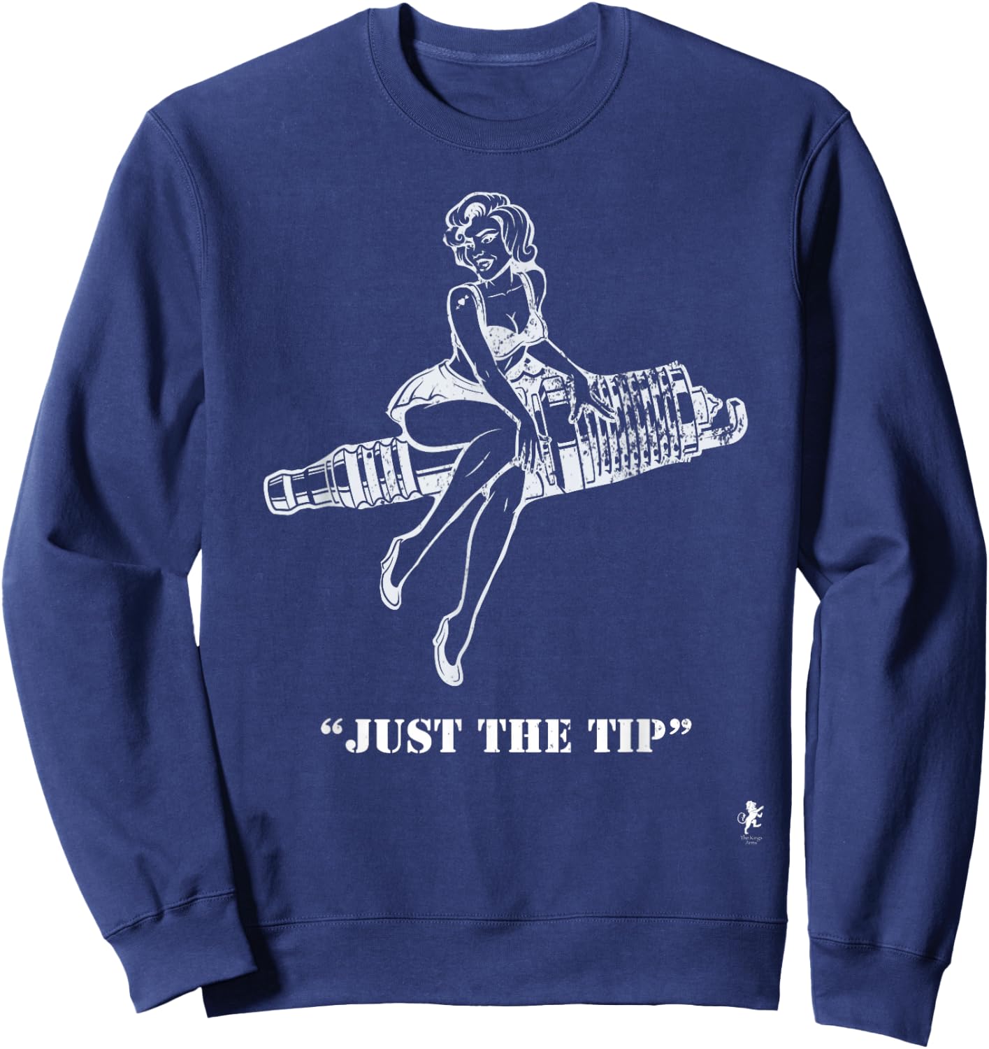 Just The Tip - Spark Plug Sweatshirt - Sweatshirt | Navy
