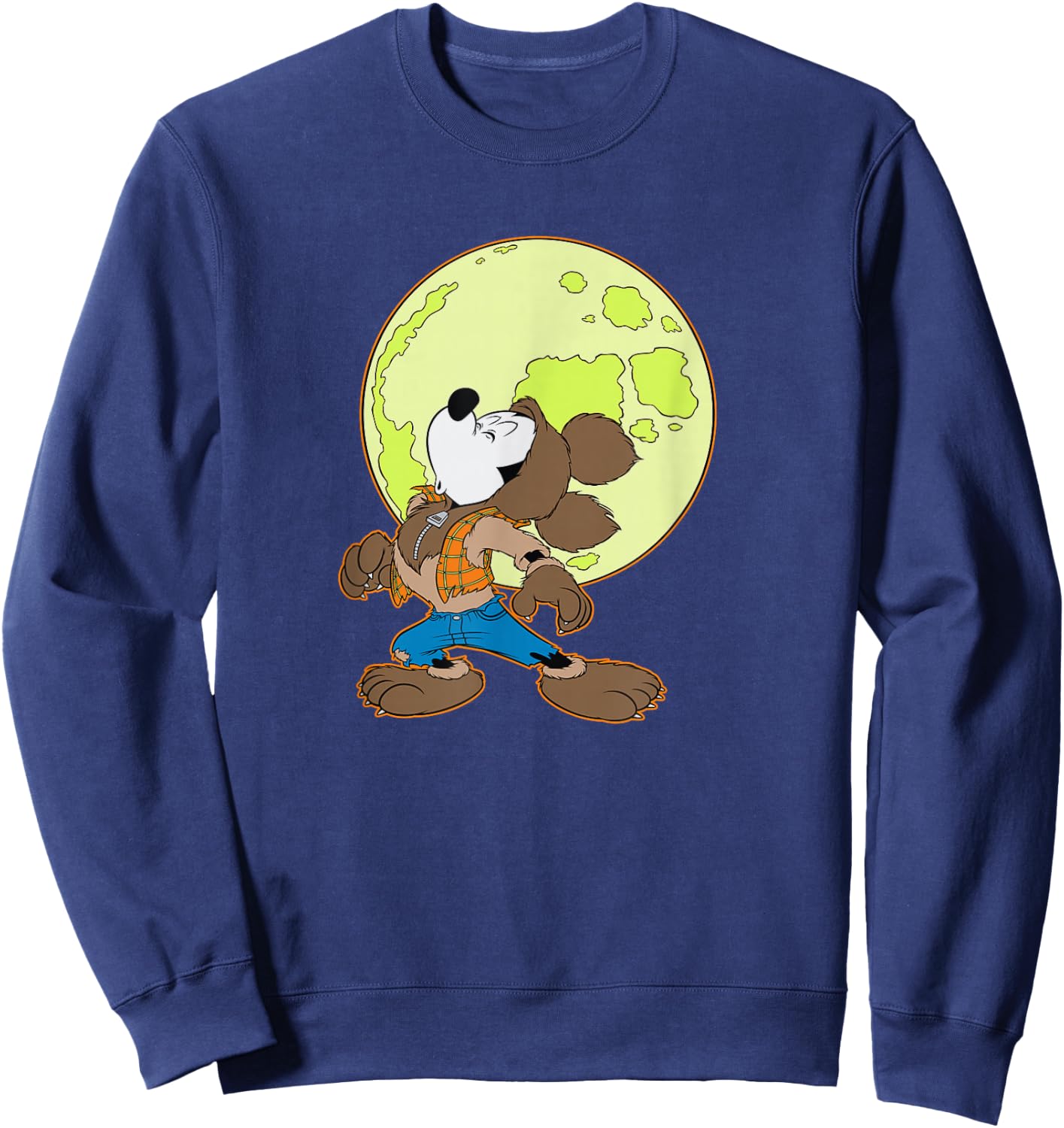 Disney - Halloween Mickey the Wolfman Sweatshirt - Sweatshirt | Navy