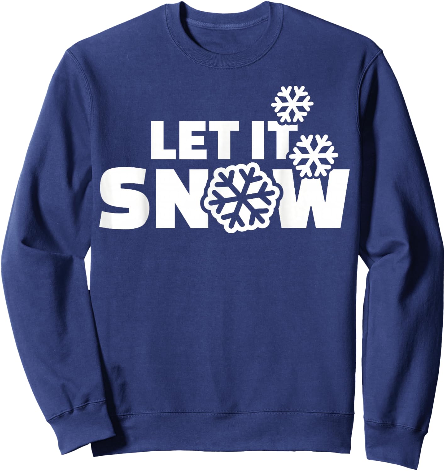 Let it snow Sweatshirt - Sweatshirt | Navy