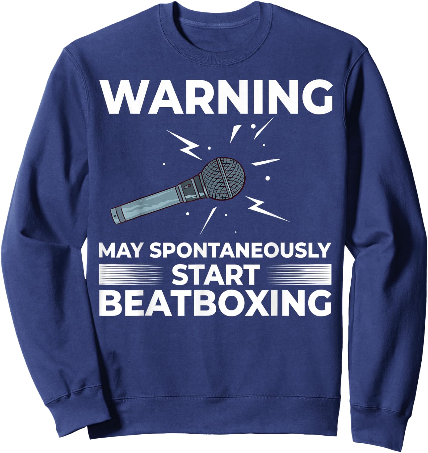 Beatboxing Music Challenge Beat Beatbox Sweatshirt - Sweatshirt | Navy