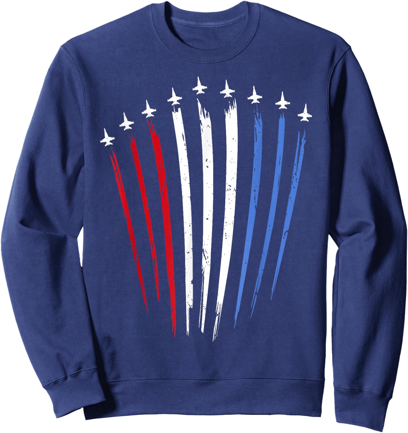 Red White Blue Air Force Planes Sweatshirt - Sweatshirt | Navy