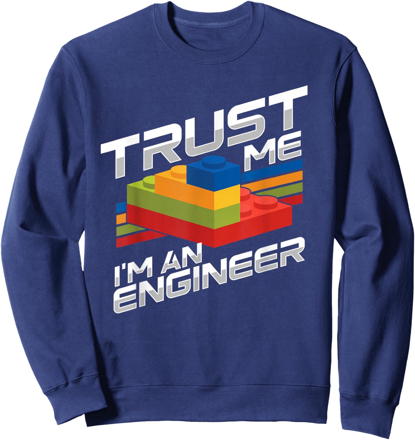 Trust Me I Am An Engineer | Kids Children Master Builder Sweatshirt - Sweatshirt | Navy