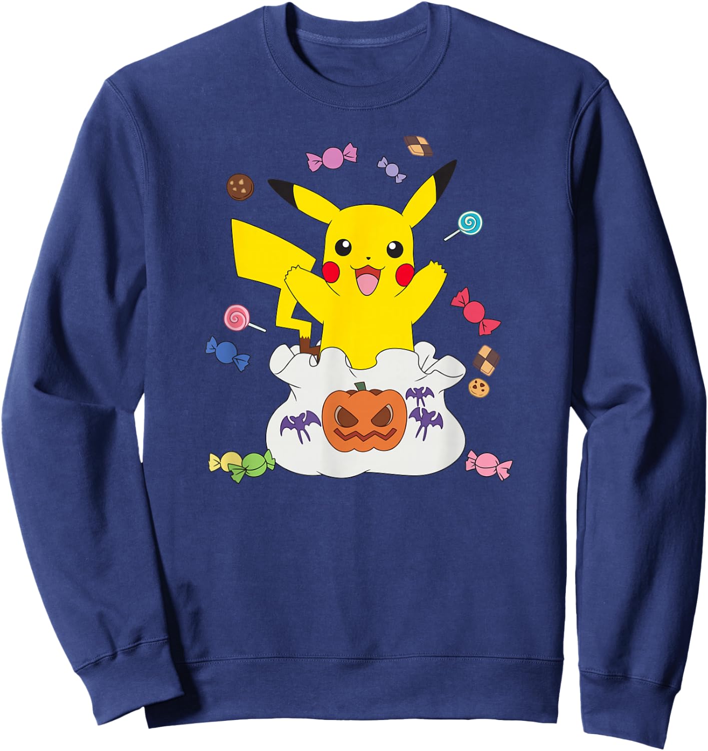 Pokémon - Halloween Gotta Eat Em All Sweatshirt - Sweatshirt | Navy