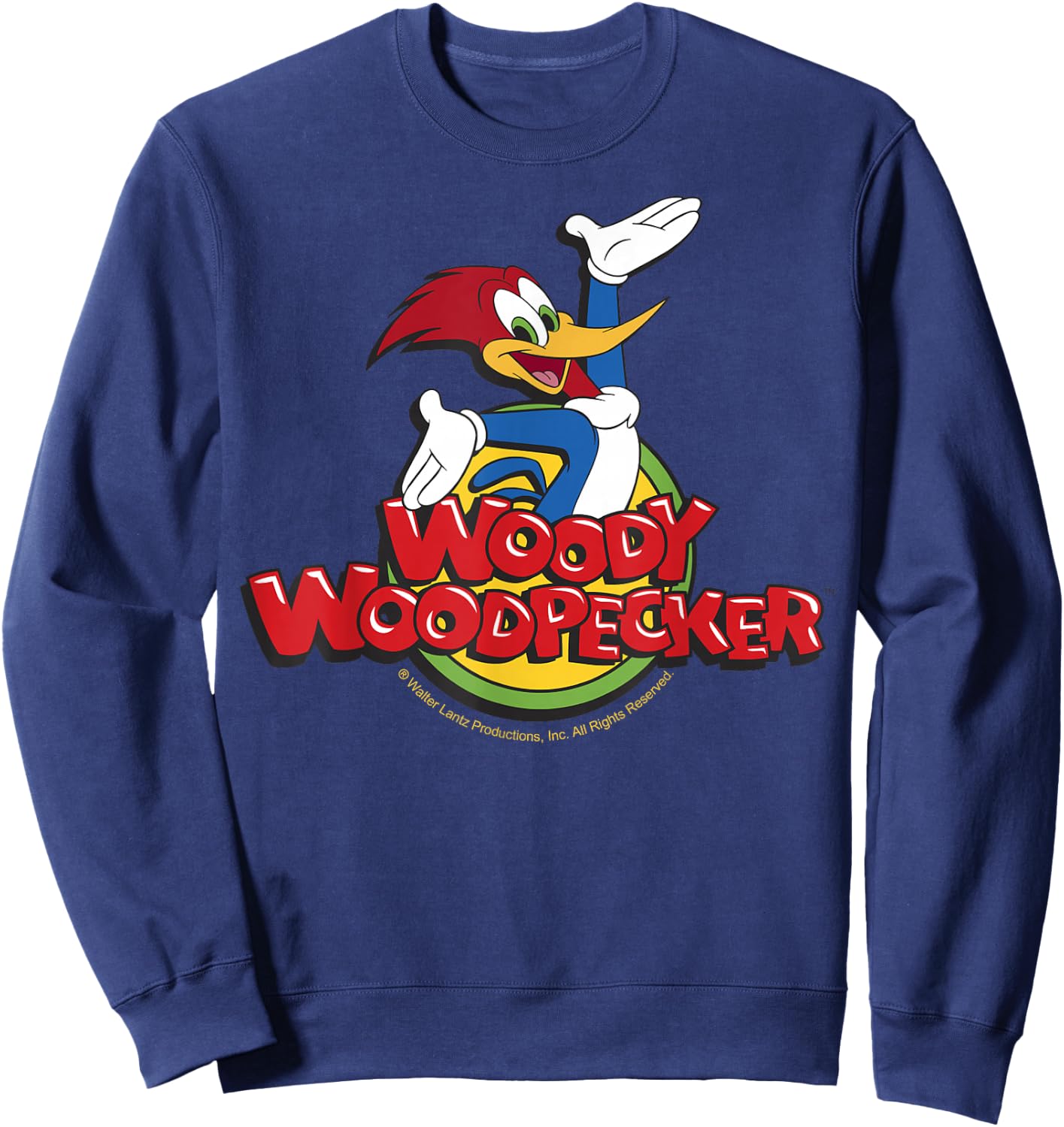 Woody Woodpecker Classic Logo Sweatshirt - Sweatshirt | Navy