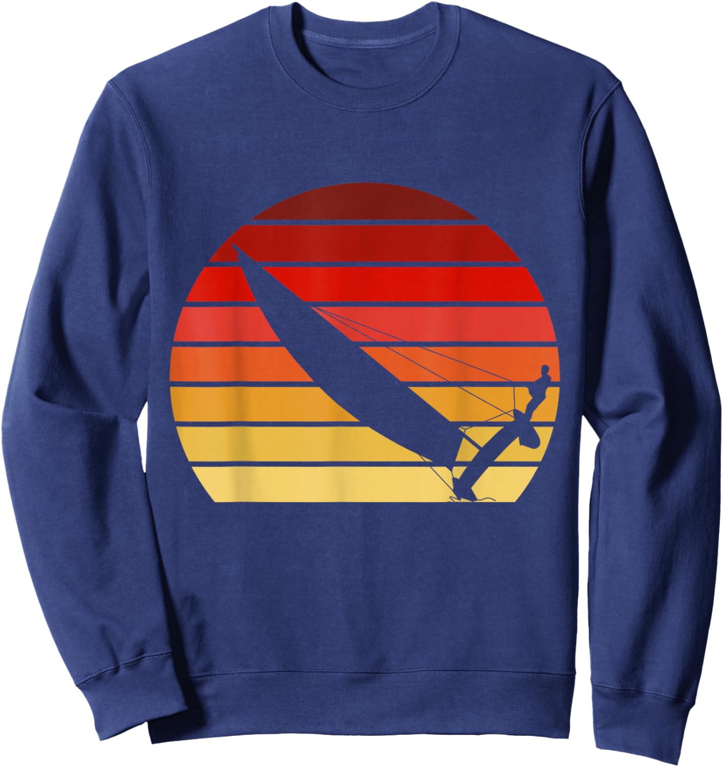 Sunset Catamaran Sailing Sweatshirt - Sweatshirt | Navy