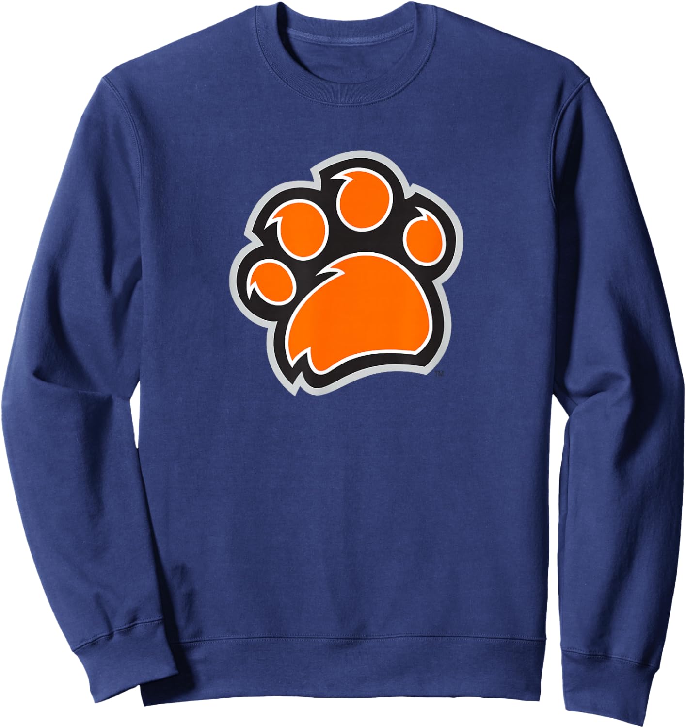 Rochester Institute of Technology Tigers Paw Logo Sweatshirt - Sweatshirt | Navy