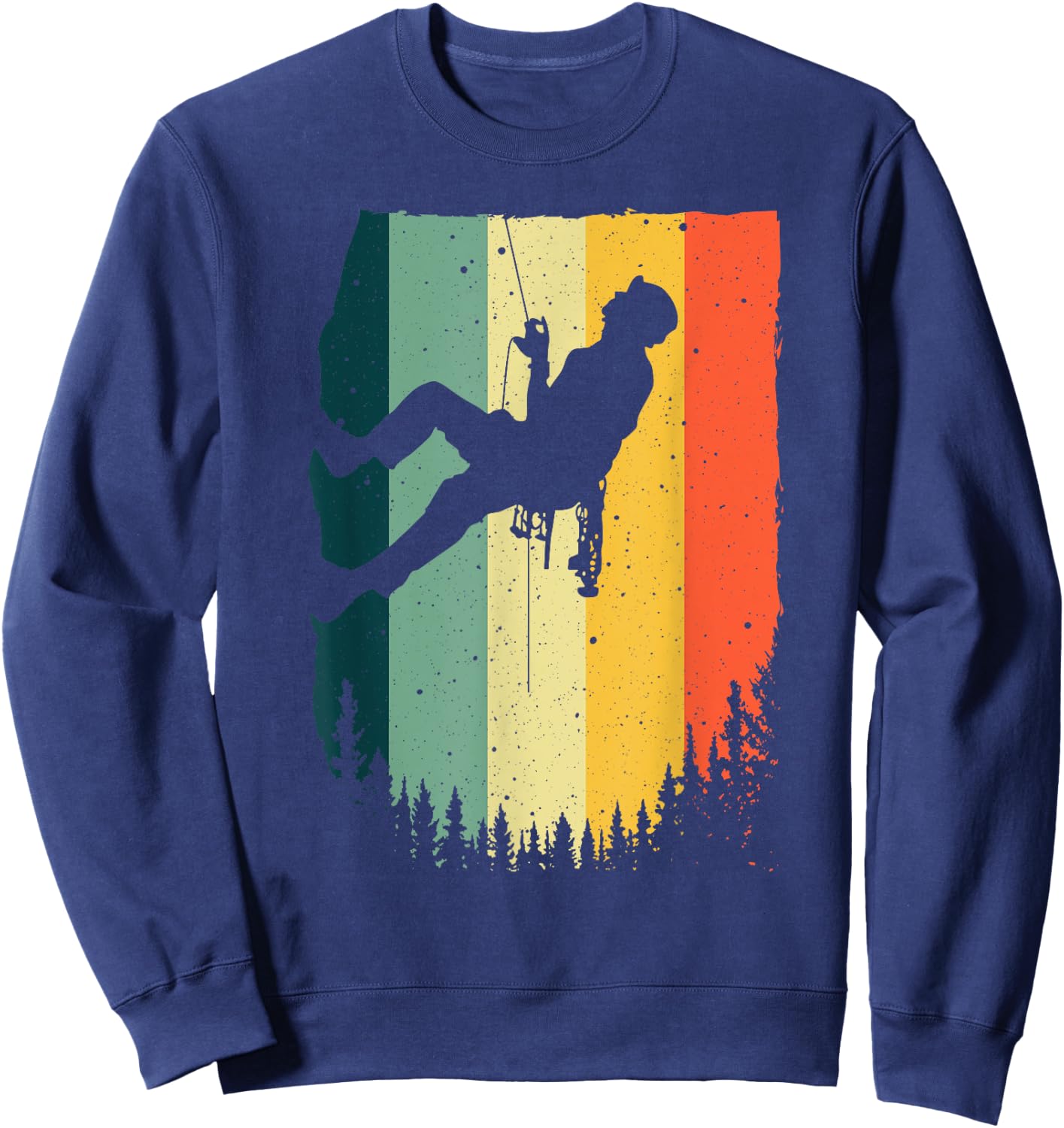 Cool Rock Climbing Women Mountain Climber bouldering Sweatshirt - Sweatshirt | Navy