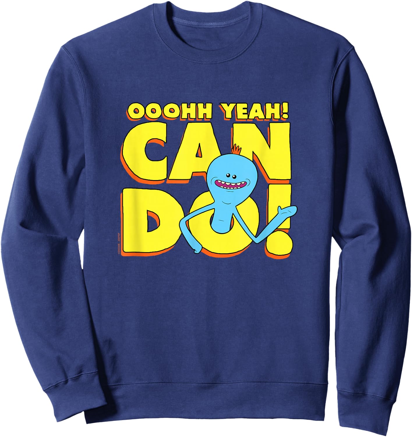 Rick and Morty Can Do! Mr. Meeseeks Sweatshirt - Sweatshirt | Navy