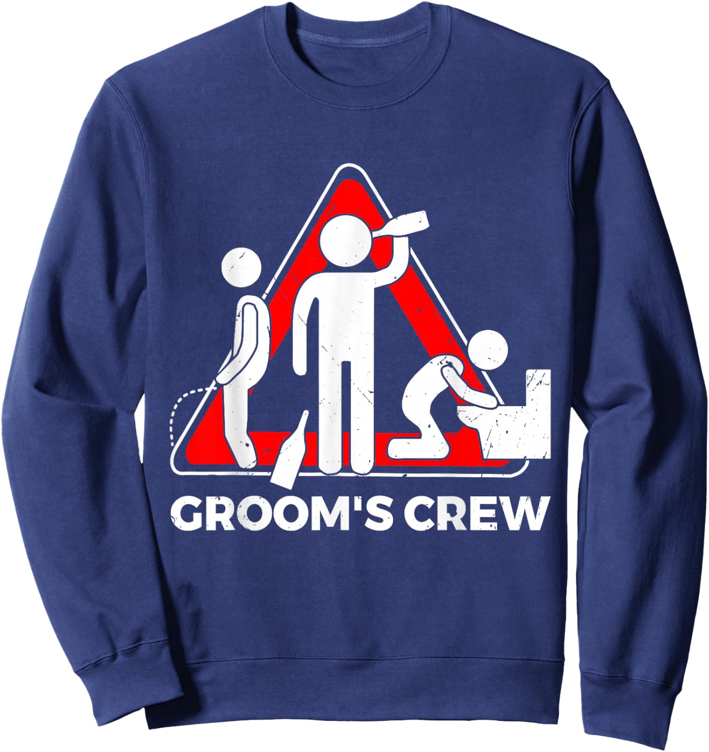 Groom's Crew T Shirt | Groom Groomsmen | Bachelor Party Sweatshirt - Sweatshirt | Navy