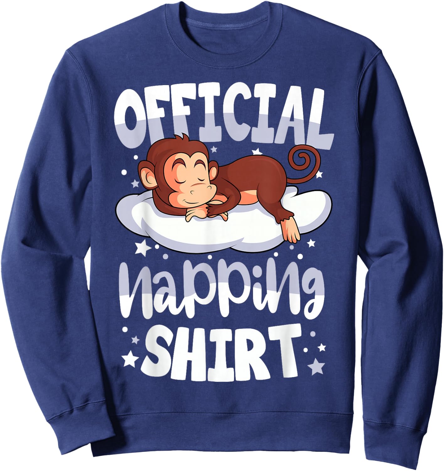 Sleeping Monkey Official Napping Sweatshirt - Sweatshirt | Navy