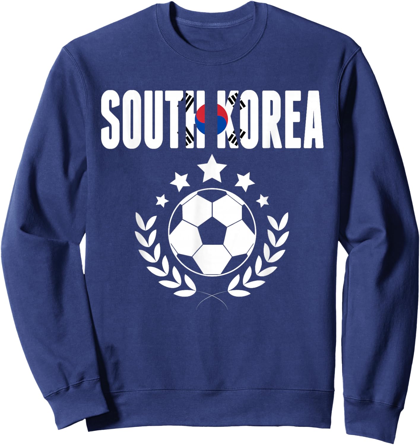 South Korea Soccer Fans Jersey - Korean Flag Football Lovers Sweatshirt - Sweatshirt | Navy