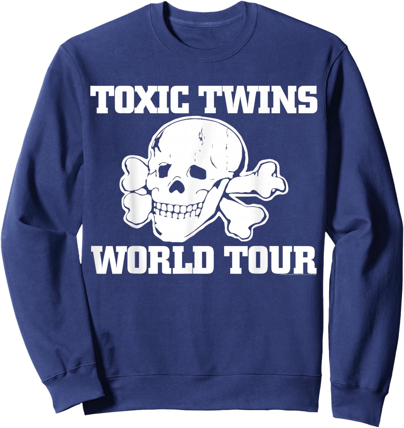 Aerosmith -Adults Black Toxic Twins Sweatshirt - Sweatshirt | Navy