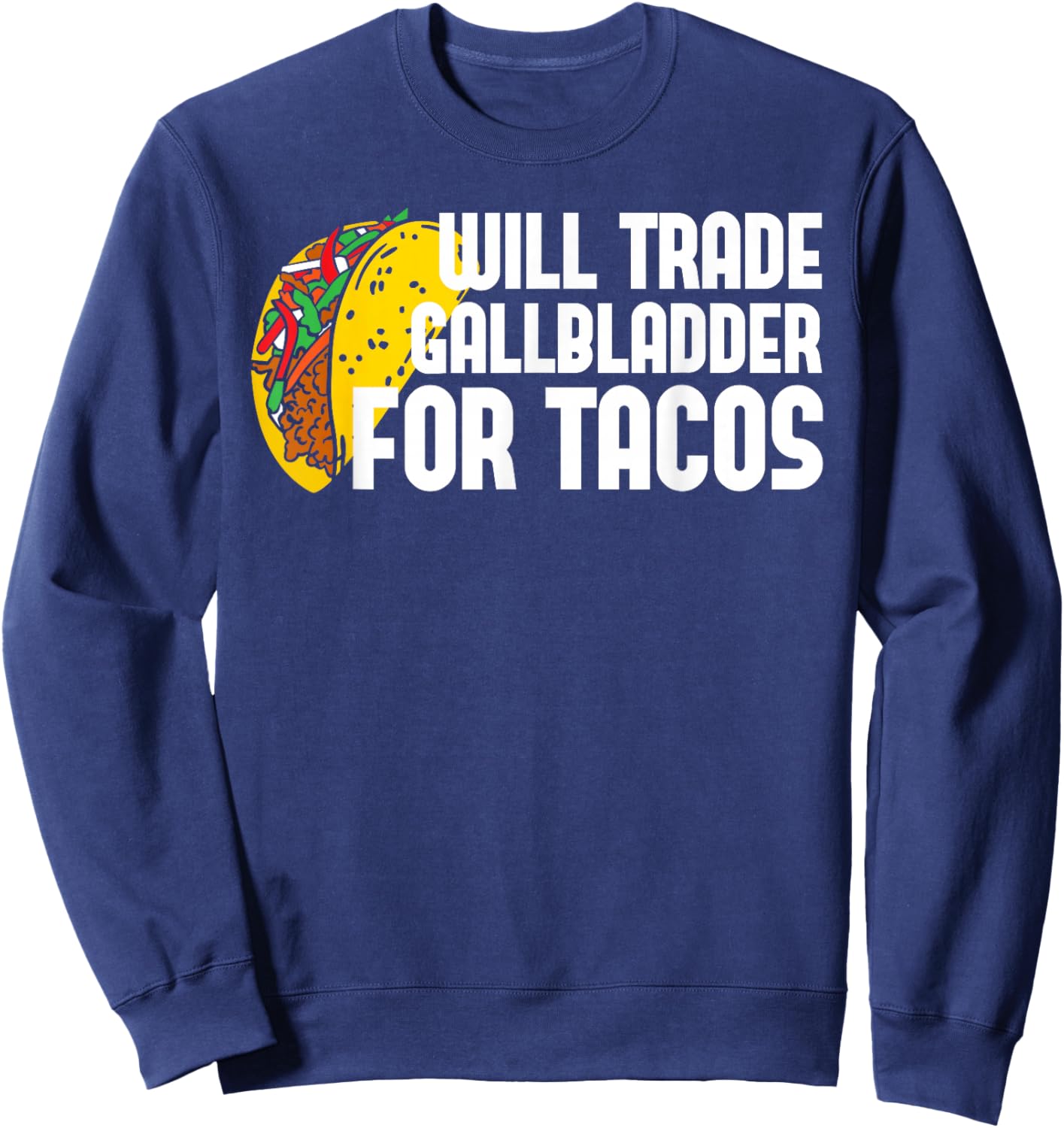 Gallbladder Recovery. Sweatshirt - Sweatshirt | Navy