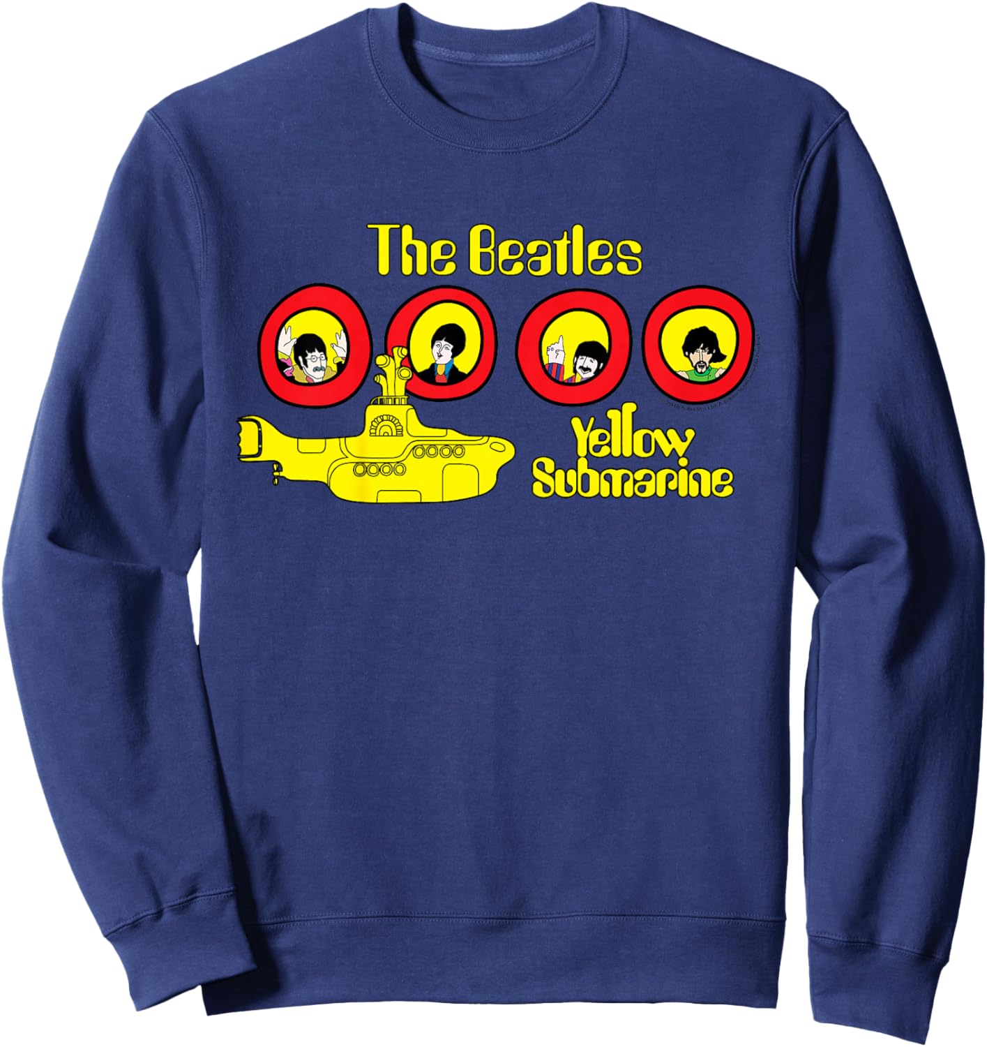 The Beatles - Yellow Submarine Sweatshirt - Sweatshirt | Navy