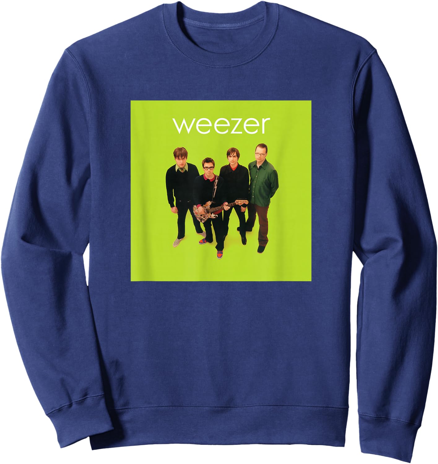 Weezer - Green Album Cover Sweatshirt - Sweatshirt | Navy