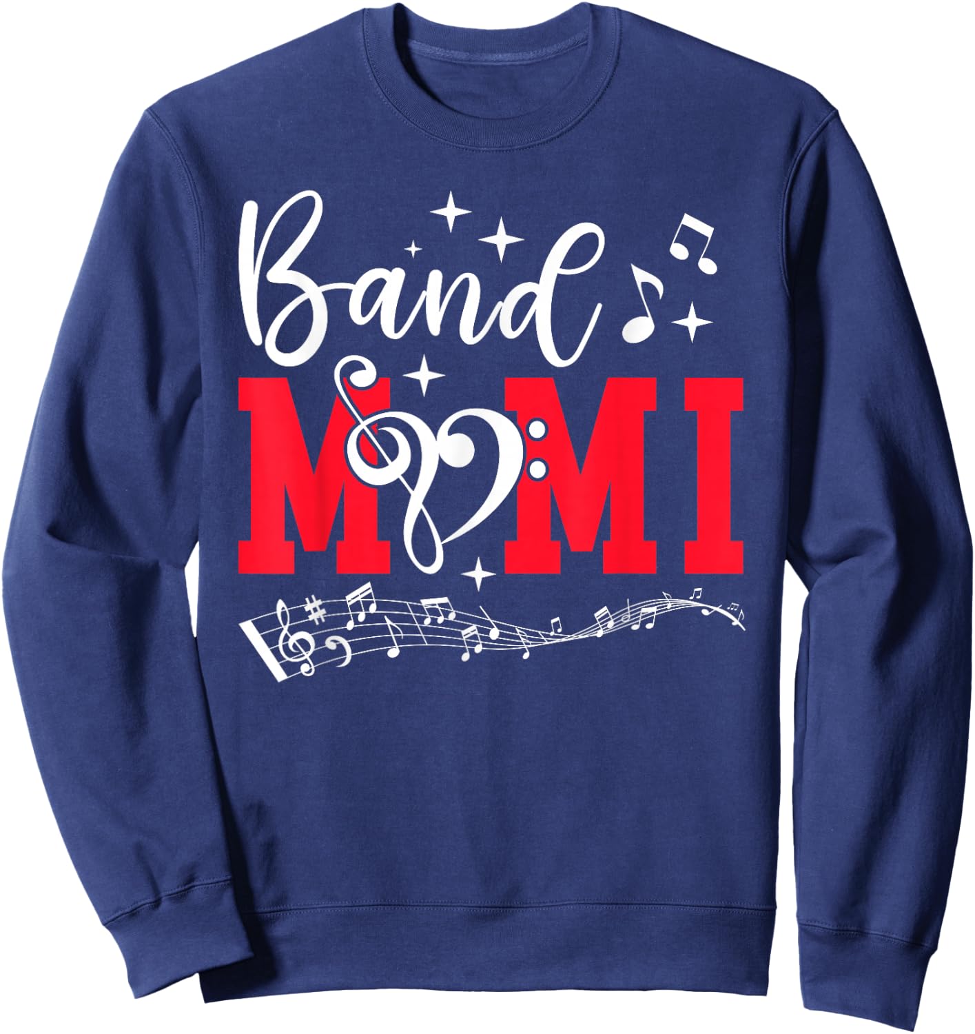 Band Mimi Marching Band Mimi Grandma Sweatshirt - Sweatshirt | Navy