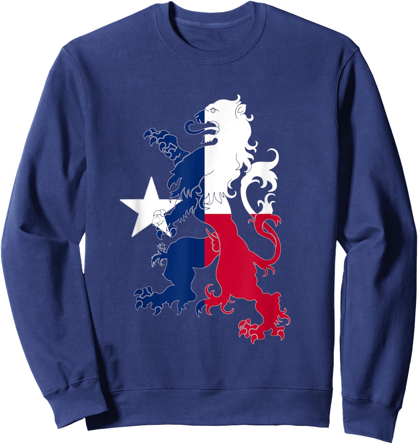 Texas Grown Texan Dutch Roots Holland USA Netherlands Sweatshirt - Sweatshirt | Navy