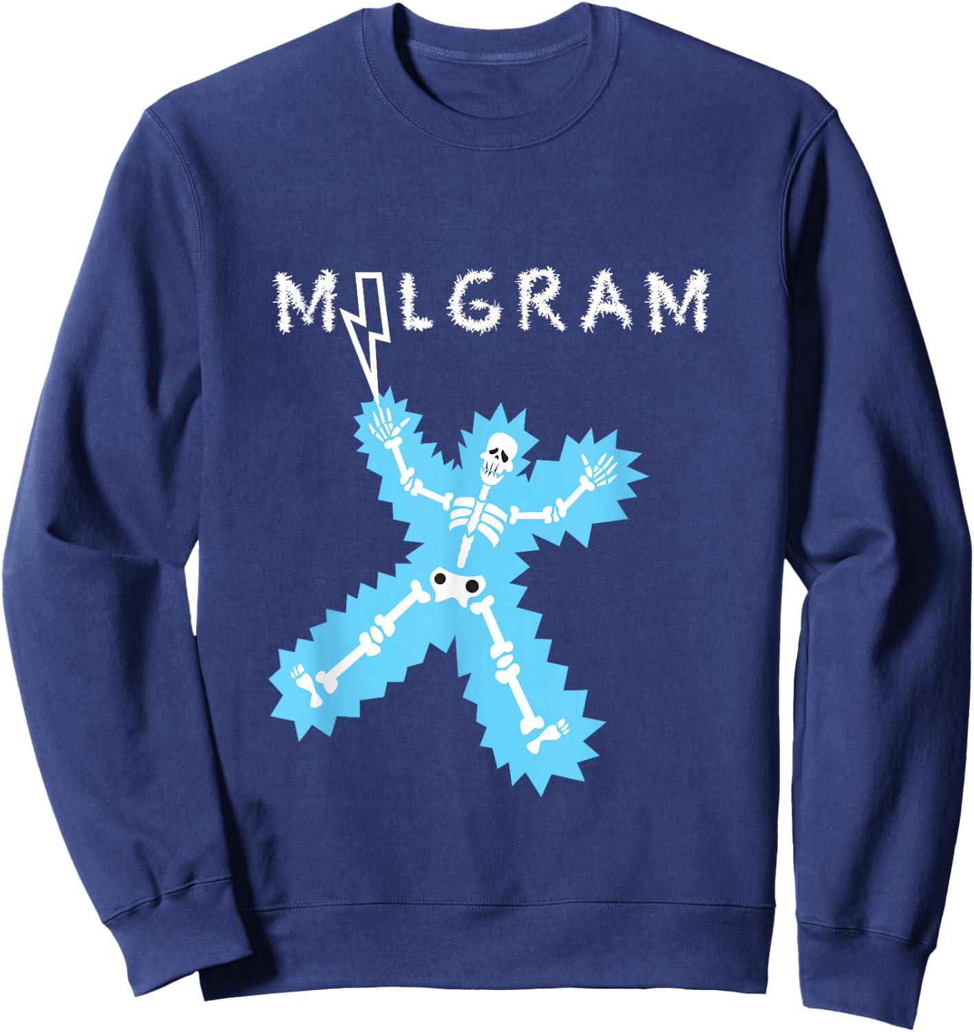 Psychology Major Milgram Experiment Sweatshirt - Sweatshirt | Navy