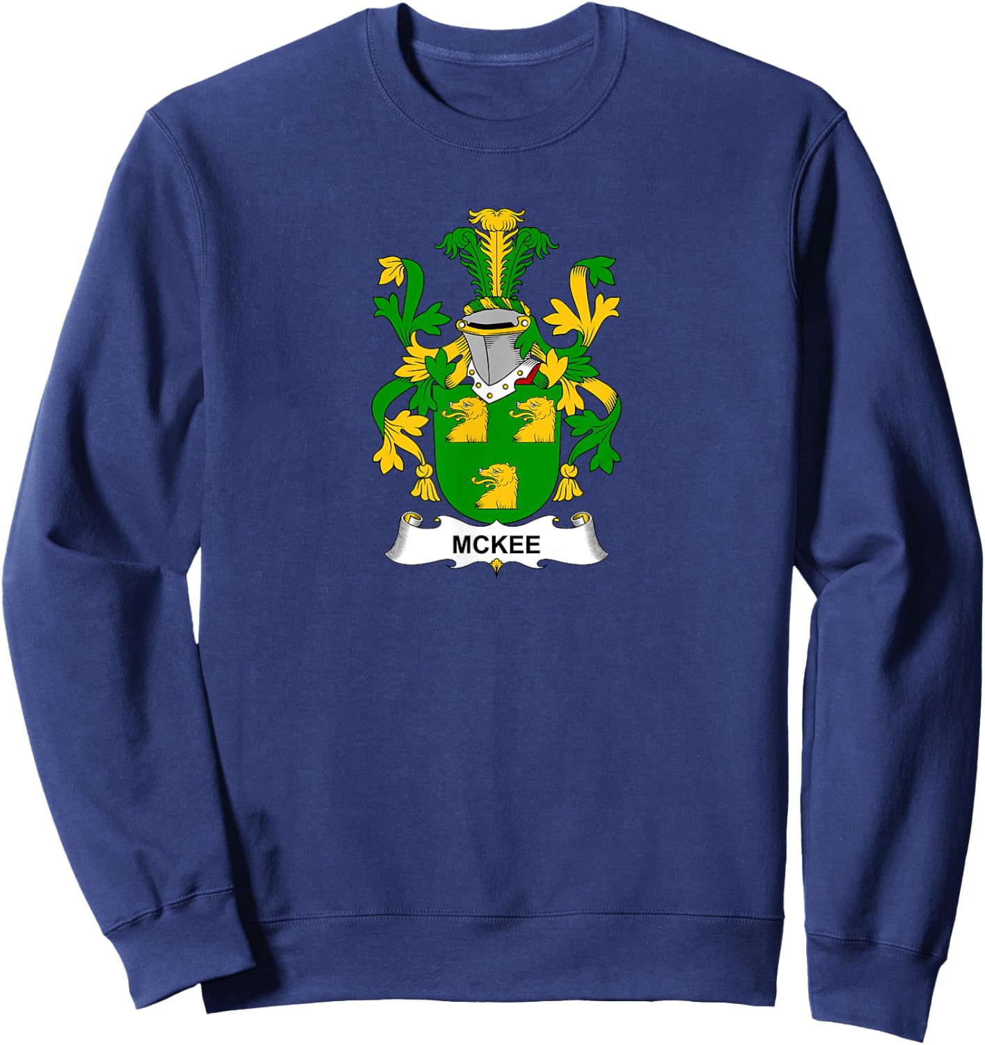 McKee Coat of Arms - Family Crest Shirt Sweatshirt - Sweatshirt | Navy